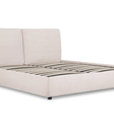 Cloud Bed With Storage, King, Latte