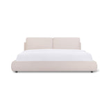Cloud Bed With Storage, King, Latte