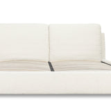 Cloud Bed with Storage, King, Cream Boucle