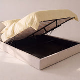 Wave Storage Bed, Queen, Latte
