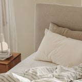 Wave Storage Bed, Queen, Latte