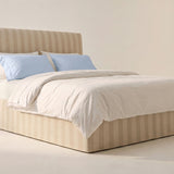 Wave Storage Bed, Queen, Dover Stripe