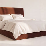 Wave Storage Bed, Queen, Toffee