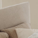 Wave Storage Bed, King, Latte