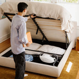 Dream Storage Bed, Queen, Latte