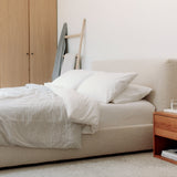 Dream Storage Bed, Queen, Cream Boucle