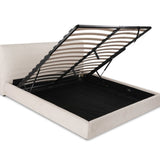 Dream Storage Bed, King, Latte