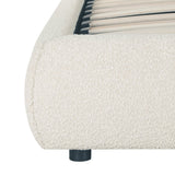 Dream Storage Bed, King, Cream Boucle