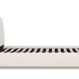 Dream Storage Bed, Full, Cream Boucle