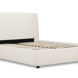 Dream Storage Bed, Full, Cream Boucle