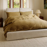 Movie Night™ Storage Bed, King, Carmel Check