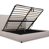 Dream Storage Bed With Tall Headboard, Queen, Latte