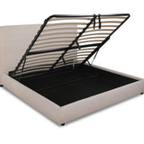 Dream Storage Bed With Tall Headboard, Queen, Latte
