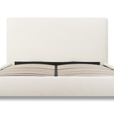 Dream Storage Bed With Tall Headboard, Queen, Cream Boucle