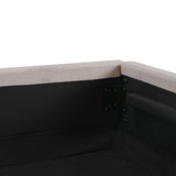 Dream Storage Bed With Tall Headboard, King, Latte