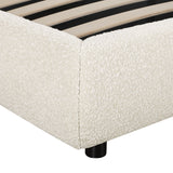 Dream Storage Bed With Tall Headboard, King, Cream Boucle
