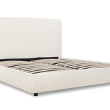 Dream Storage Bed With Tall Headboard, King, Cream Boucle