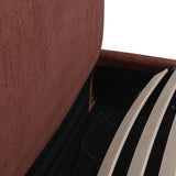 Dream Storage Bed With Tall Headboard, King, Toffee