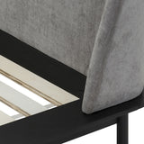 Easy Edge Bed, Queen, Black Oak