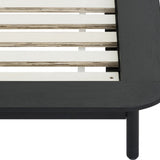 Easy Edge Bed, Queen, Black Oak
