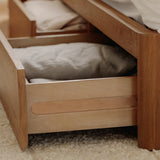 Form Storage Bed, Queen, White Oak