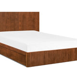 Form Storage Bed, Queen, Stained Walnut