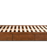 Form Storage Bed, Queen, Stained Walnut