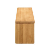 Form Bench, Seats 3, Oak