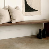 Form Bench, Seats 3, American Walnut