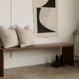 Form Bench, Seats 4, American Walnut