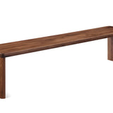 Form Bench, Seats 4, American Walnut