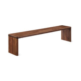 Form Bench, Seats 4, American Walnut