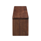 Form Bench, Seats 2, American Walnut