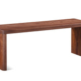 Form Bench, Seats 2, American Walnut