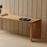 Frame Bench, Seats 3, Oak