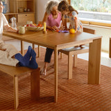 Frame Bench, Seats 3, Oak