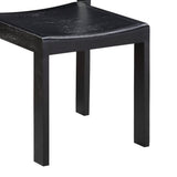 Plane Dining Chair (Set of Two), Black Oak