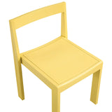 Plane Dining Chair (Set of Two), Lemon