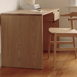 Tuck In Dining Chair, Wood Seat, Stained Oak