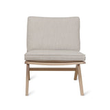 Endless Summer Lounge Chair with Cushion, Ash/Natural
