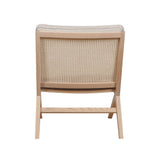 Endless Summer Lounge Chair with Cushion, Ash/Natural