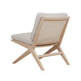 Endless Summer Lounge Chair with Cushion, Ash/Natural