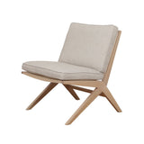 Endless Summer Lounge Chair with Cushion, Ash/Natural