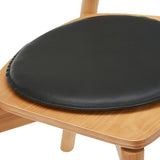 Round Seat Cushion, Black