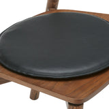 Round Seat Cushion, Black