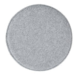 Round Seat Cushion, Grey Felt
