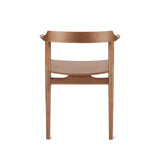 Tuck In Dining Chair, Wood Seat, Stained Walnut