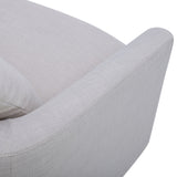 Sink In Swivel Lounge Chair, Pearl
