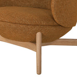 Happy Place Lounge Chair, Oak, Autumn