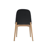 Dine In Dining Chair (Set of Two), Oak/Black Leather